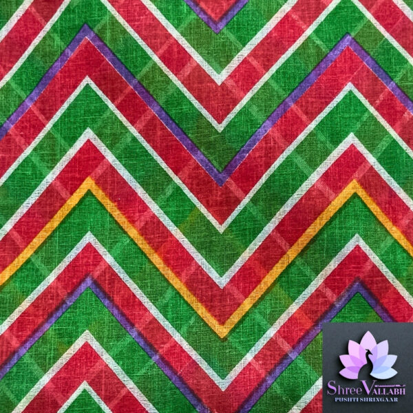 DARIYAYI LEHERIYA PRINT COTTON CLOTH - Image 2