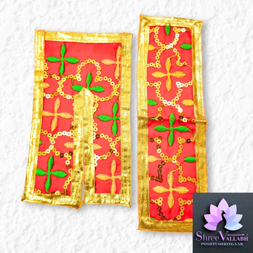 SATIN CHIRA VASTRA WITH EMBROIDERY - Image 6