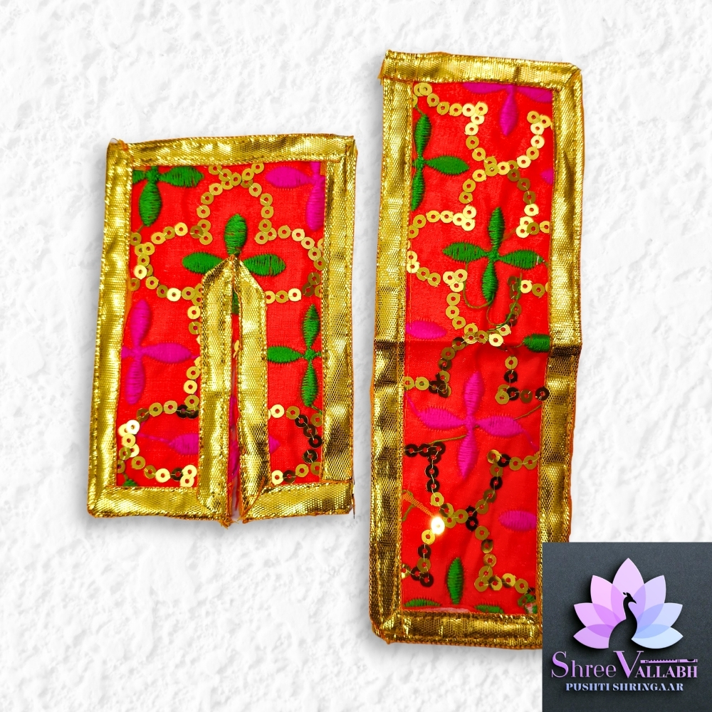 SATIN CHIRA VASTRA WITH EMBROIDERY - Image 9