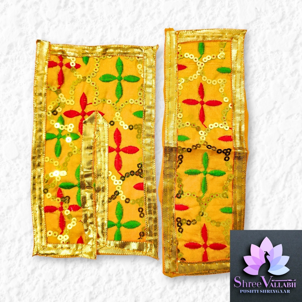 SATIN CHIRA VASTRA WITH EMBROIDERY - Image 2